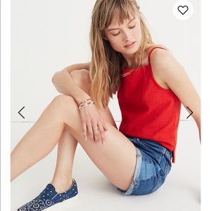Madewell Apron tank top NWT